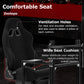 Zootopo 3060 Aluminum Profile Racing Simulator Cockpit with Black Seat and Triple-monitor Setup, Fit for Thrustmaster,for Fanatec,for Logitech G29 , Adjustable Driving Simulator Cockpit, Does Not Include Steering Wheel, Pedals, or Handbrake