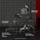 Zootopo Adjustable Racing Sim Cockpit with Triple Monitor Stand Unobstructed Design for Both Legs Fit for Logitech/Thrustmaster G29 G923 G25 T80 T150 Racing Wheel Cockpit Not Include Steering Wheel,Pedals,Handbrake