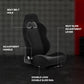 Zootopo Racing Simulator Cockpit with Black Seat Fit for Logitech G923/G29/G920, Thrustmaster, Fanatec,  Unlimited Adjustment,Not Included Shifter,Wheel,Pedals