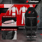 Zootopo Racing Simulator Cockpit with BlackSeat Multi-level Adjustment Fit for Logitech/Thrustmaster/Fanatec G29,G920,G923&T300RS&CSL-DD One-Piece Cockpit,Wheel,Handbrake and Pedals Not Included