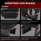Zootopo 3060 Aluminum Profile Racing Simulator Cockpit with Monitor Mount, Fit for Thrustmaster/Fanatec/Logitech G29 , Adjustable Driving Simulator cockpit, Does Not Include Steering Wheel, Pedals, or Handbrake