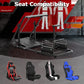 Zootopo Racing Simulator Cockpit Mountable Monitor Stand&Adjustable, Fits for Logitech/Thrustmaster/Fanatec G920 G923 G29&T80 T150, Frame Double Arm Reinforcement, No Steering Wheel,Pedal,Handbrake,Seat