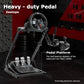 Zootopo Racing Wheel Stand with Gear Shifter and Pedal Mount, Fit for Logitech G25 G27 G29/Thrustmaster T150 T248,  Multi-position Adjustable Racing Cockpit with Easy Storage, Not Include Steering Wheel, Pedal and Handbrake