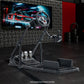 Zootopo Racing Wheel Stand Fit for Logitech G25 G27 G29 G920,Unlimited Adjustment,Foldable Racing Simulator Cockpit Frame,Not Included Shifter,Wheel,Pedals
