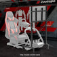 Zootopo Racing Sim Monitor Mount for Racing Simulator Cockpit Support Monitor from 24 to 60 inch,Stable Height Position,Adjustable Driving Display Stand for TV and PC Monitor,NO Steering Wheel,Shift Lever,Pedals,TV,Seat and Cockpit