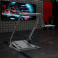 Zootopo Racing Wheel Stand with Gear Shifter and Pedal Mount, Fit for Logitech G25 G27 G29/Thrustmaster T150 T248,  Multi-position Adjustable Racing Cockpit with Easy Storage, Not Include Steering Wheel, Pedal and Handbrake