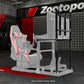 Zootopo 3030 Heavy-Duty Aluminum Profile Monitor Mount Compatible with 27-65 Inch Display,Height Adjustable,NO Steering Wheel,Shift Lever,Pedals,TV,Seat and Cockpit