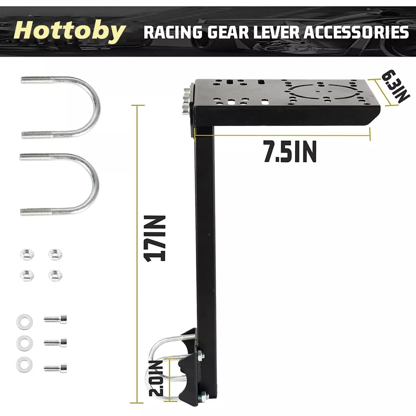 Hottoby Accessories Gear Shift Platform Fit Simulation Cockpit Gear Lever Stand