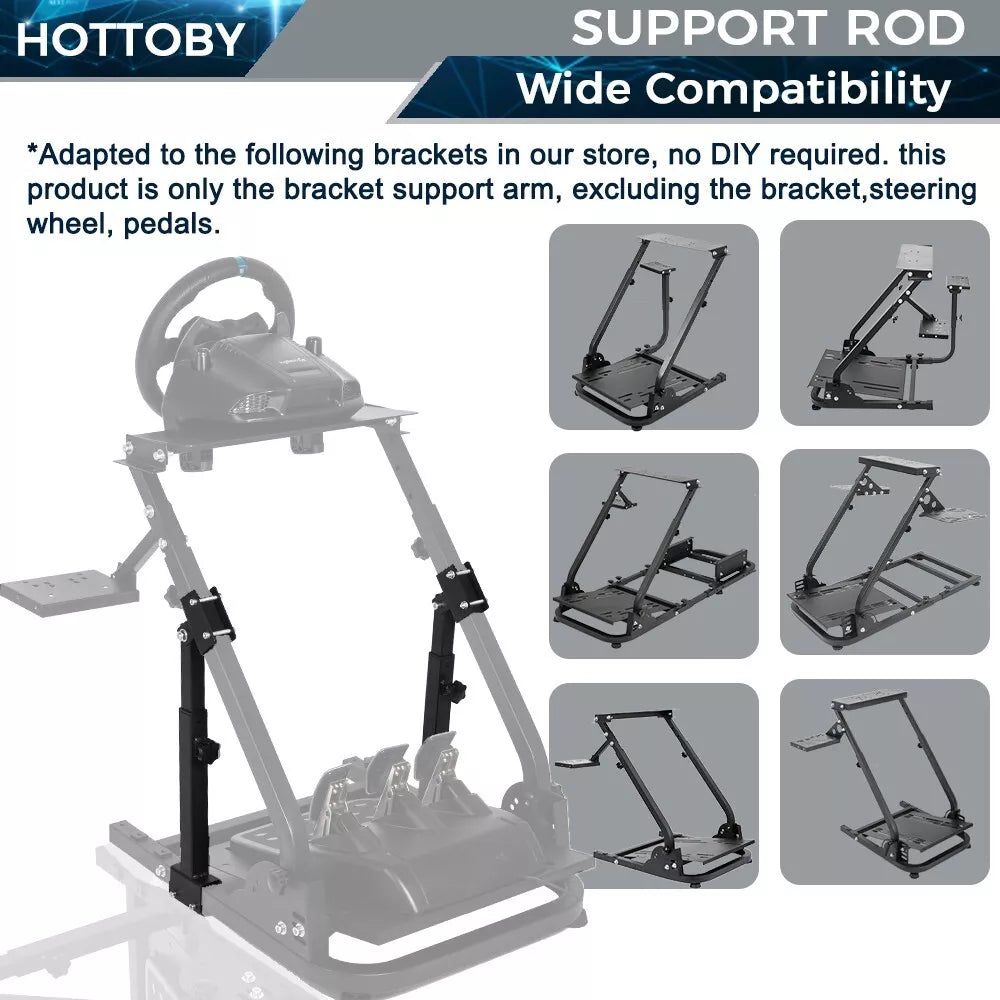 Hottoby Racing Simulation Wheel Stand Support Arm Rein Accessory Mounting Part