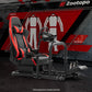Zootopo G920 Racing Simulator Cockpit with Red Seat Frame Large Round Tube Stable and Adjustable Racing Wheel Stand Fit for Logitech G25 G27 G29 G920 Thrustmaster T80 T150 Wheel, Pedals and Shifter Not Include
