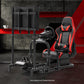 Zootopo Adjustable Racing Cockpit with TV Stand Seat Fit for Logitech,Thrustmaster,Fanatec,G920,T500,Wheel Shifter Pedals NOT Included