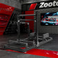 Zootopo 3060 Aluminum Profile Racing Simulator Cockpit, Infinitely Adjustable, Compatible with Thrustmaster/Fanatec/Logitech G29 steering wheels, specifically designed for the Sim Frame 3060 chassis. Does not include steering wheel, pedals, or handbrake