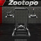 Zootopo Flight Racing Simulator Stand Fit for Fanatec/Moza/Logitech X52 PRO/Thrustmaster A10,T.16000M FCS Adjustable Versatile,No Joystick,Handbrake,Shifter,Pedals,Steering Wheel,TV Mount,Seat