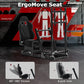 Zootopo 8040 Aluminum Profile Racing Simulator Cockpit with Black Seat & Monitor Frame Fit for Logitech/Thrustmaster/Fanatec G25 G27 G29 G923 T80,F1 Trunk,No Handbrake,Pedals & Steering Wheel