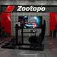 Zootopo 3060Aluminum Profile Racing Simulator Cockpit with Seat, Supports Adjustment, Compatible with Thrustmaster/Fanatec/Logitech G29 Steering Wheels,and designed  for the Sim Frame 3060 Chassis,Does Not Include Steering Wheel, Pedals, or Handbrake