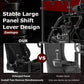 Zootopo Professional Racing Simulator Cockpit with TV Stand&Seat, Fit for Logitech G920/Thrustmaster/Moza, Streamlined Dual-arm Design, No Wheel, Pedals, Handbrake, and Monitor