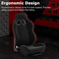 Zootopo Racing Simulator Cockpit with BlackSeat Multi-level Adjustment Fit for Logitech/Thrustmaster/Fanatec G29,G920,G923&T300RS&CSL-DD One-Piece Cockpit,Wheel,Handbrake and Pedals Not Included