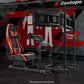 Zootopo Racing Sim Cockpit with Triple Monitor Mount and Seat Fits for Logitech/Thrustmaster/Fanatec/Moza G29 G920 G923 CSL-DD T248 Without Steering Wheel, Pedals ,TV and Shifter