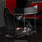 Zootopo Racing Simulator Cockpit with Triple Monitor Stand and Red Seat Suitable for Logitech/Thrustmaster T500RS TX G29 G920 G923 CSL-DD, Without Steering Wheel, Pedals, Handbrake