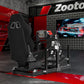 Zootopo 8040 Aluminum Profile Racing Sim Cockpit with Black Seat Fit Logitech G923 G920, Adjuatable Driving Simulator Cockpit Not Include Steering Wheel,Pedals,Handbrake