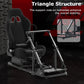 Zootopo Racing Simulator Cockpit with Black Seat Fit for Logitech G923/G29/G920, Thrustmaster, Fanatec,  Unlimited Adjustment,Not Included Shifter,Wheel,Pedals