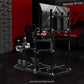 Zootopo Racing Simulator Cockpit with Monitor Mount, crafted from 3060 Aluminum Profile, Fit for Thrustmaster/Fanatec/Logitech G29 GPro, Unlimited Adjustment,Not Include Steering Wheel,Pedals,Handbrake
