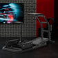 Zootopo Adjustable Racing Sim Cockpit Unobstructed Design for Both Legs Fit for Logitech/Thrustmaster G29 G923 G25 T80 T150 Racing Wheel Cockpit Not Include Steering Wheel,Pedals,Handbrake