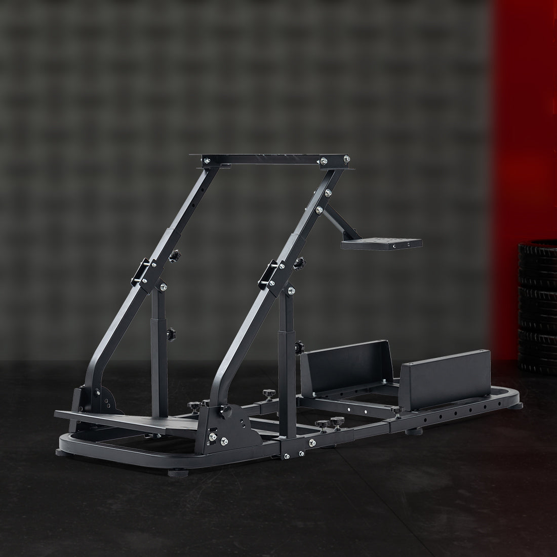 Zootopo Racing Wheel Stand Fit for Logitech G25 G27 G29 G920,Unlimited Adjustment,Foldable Racing Simulator Cockpit Frame,Not Included Shifter,Wheel,Pedals