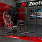 Zootopo Racing Sim Cockpit with Triple Monitor Mount and Seat Fits for Logitech/Thrustmaster/Fanatec/Moza G29 G920 G923 CSL-DD T248 Without Steering Wheel, Pedals ,TV and Shifter