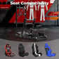 Zootopo 8040 Aluminum Profile Racing Simulator Cockpit with Monitor Frame Fit for Logitech/Thrustmaster/Fanatec G25 G27 G29 G923 T80,F1 Trunk,No Seat,Handbrake,Pedals,Steering Wheel