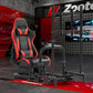 Zootopo Adjustable Racing Cockpit with TV Stand Seat Fit for Logitech,Thrustmaster,Fanatec,G920,T500,Wheel Shifter Pedals NOT Included