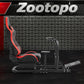 Zootopo G920 Racing Simulator Cockpit with Red Seat Frame Large Round Tube Stable and Adjustable Racing Wheel Stand Fit for Logitech G25 G27 G29 G920 Thrustmaster T80 T150 Wheel, Pedals and Shifter Not Include