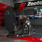 Zootopo 8040 Aluminum Profile Racing Sim Cockpit with Triple Monitor Stand Fit Logitech G923 G920, Adjuatable Gaming Simulator Cockpit with Black Seat Not Include Steering Wheel,Pedals,Handbrake