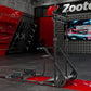 Zootopo Adjustable Sim Racing Cockpit with Monitor Mount, Fit for Logitech G923,Thrustmaster Wheels, Frame Double Arm Reinforcement, No Steering Wheel,Pedal,Display and Seat