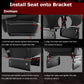 Zootopo Adjustable Racing Sim Cockpit with Red Seat Unobstructed Design for Both Legs Fit for Logitech/Thrustmaster G29 G923 G25 T80 T150 Racing Wheel Cockpit Not Include Steering Wheel,Pedals,Handbrake