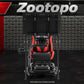 Zootopo Racing Cockpit with TV Stand &Red Seat Fit for Logitech,Thrustmaster G27 G920 T500 Wheel Shifter Pedals Not Included