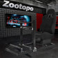 Zootopo 3060Aluminum Profile Racing Simulator Cockpit with Seat, Supports Adjustment, Compatible with Thrustmaster/Fanatec/Logitech G29 Steering Wheels,and designed  for the Sim Frame 3060 Chassis,Does Not Include Steering Wheel, Pedals, or Handbrake