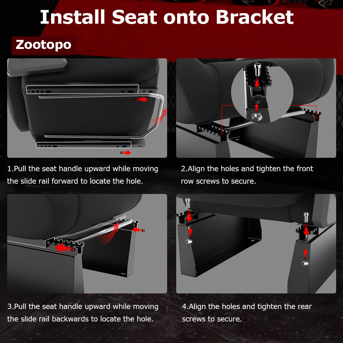 Zootopo Flight  Racing Simulator Cockpit Multi-Function Seat, Compatible with HOTAS Warthog, G Saitek, Logitech G920 G923, Thrustmaster T150, Xbox, PC ,without steering wheel, pedals, handbrake, throttle, joystick